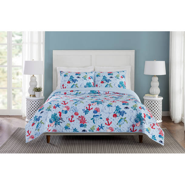 Vera Bradley Go Fish 100 Cotton Pillow Sham & Reviews Wayfair